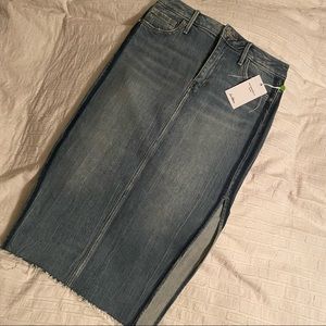 Sam Edelman Midi Slit Maribelle Jean Skirt